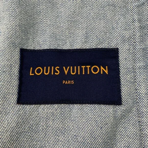 Louis Vuitton Blue Denim Long-Sleeve Jacket